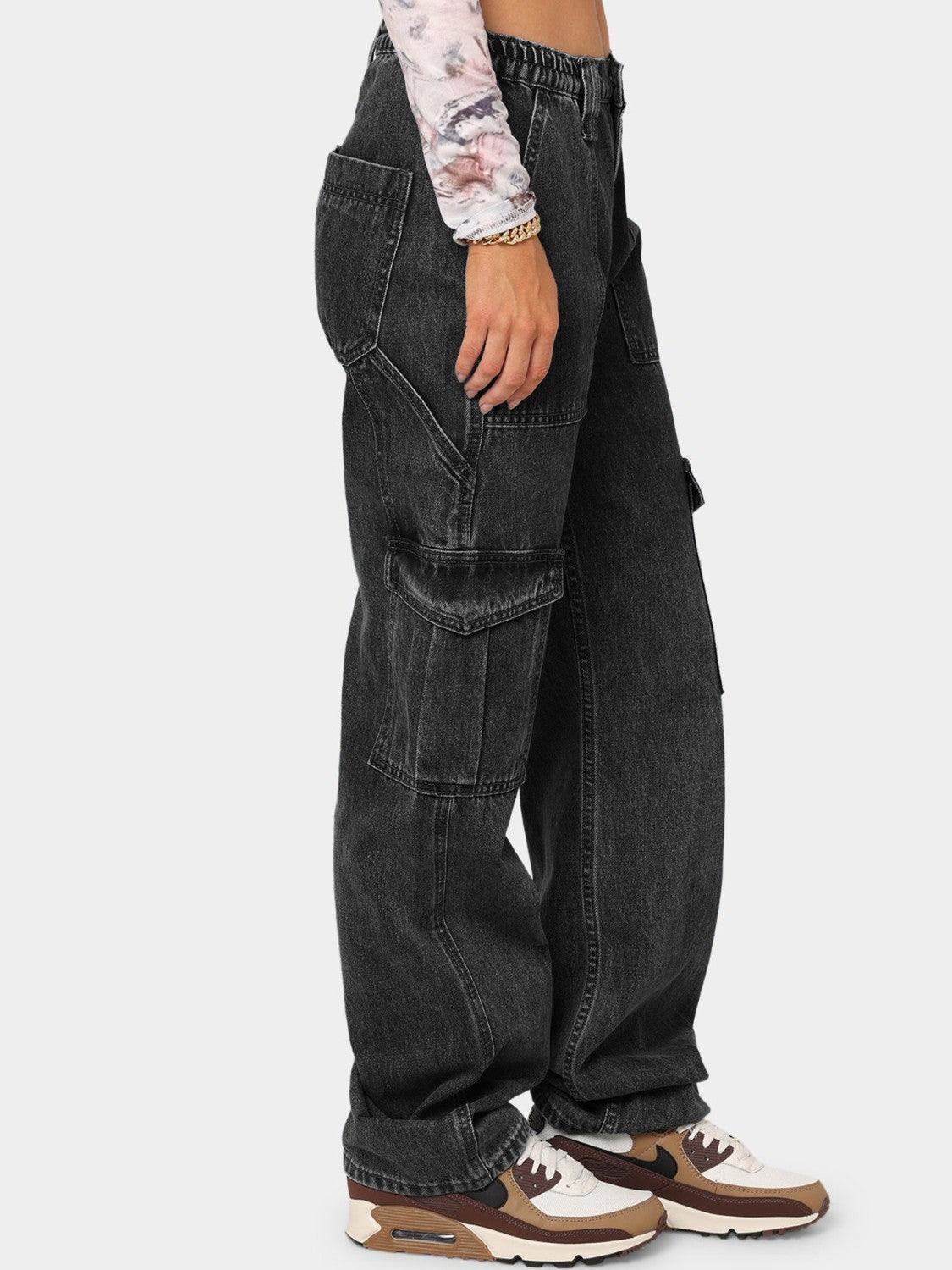 Straight Jeans with Pockets Carauana Store