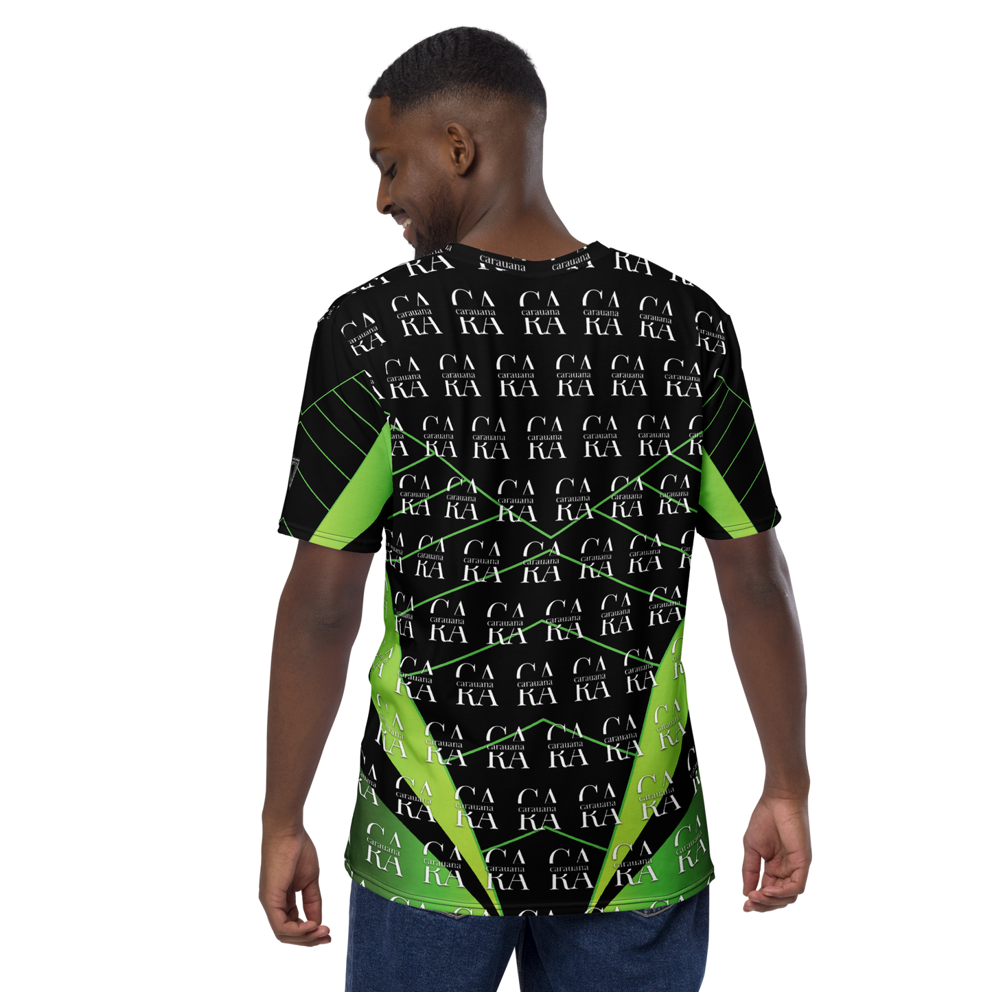 CaRaUaNa Men's t-shirt black Green Carauana Store