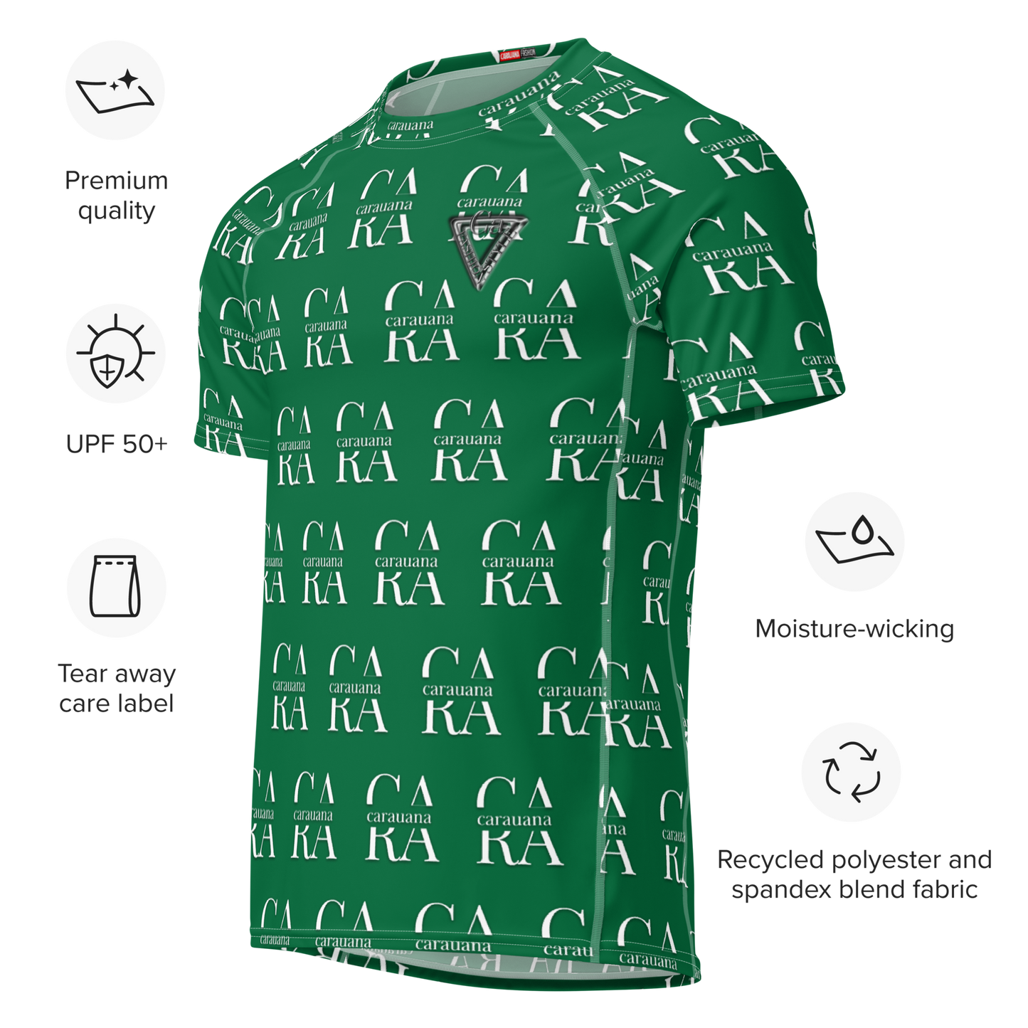 Original CaRaUaNa Rash Guard - Emerald Carauana Store