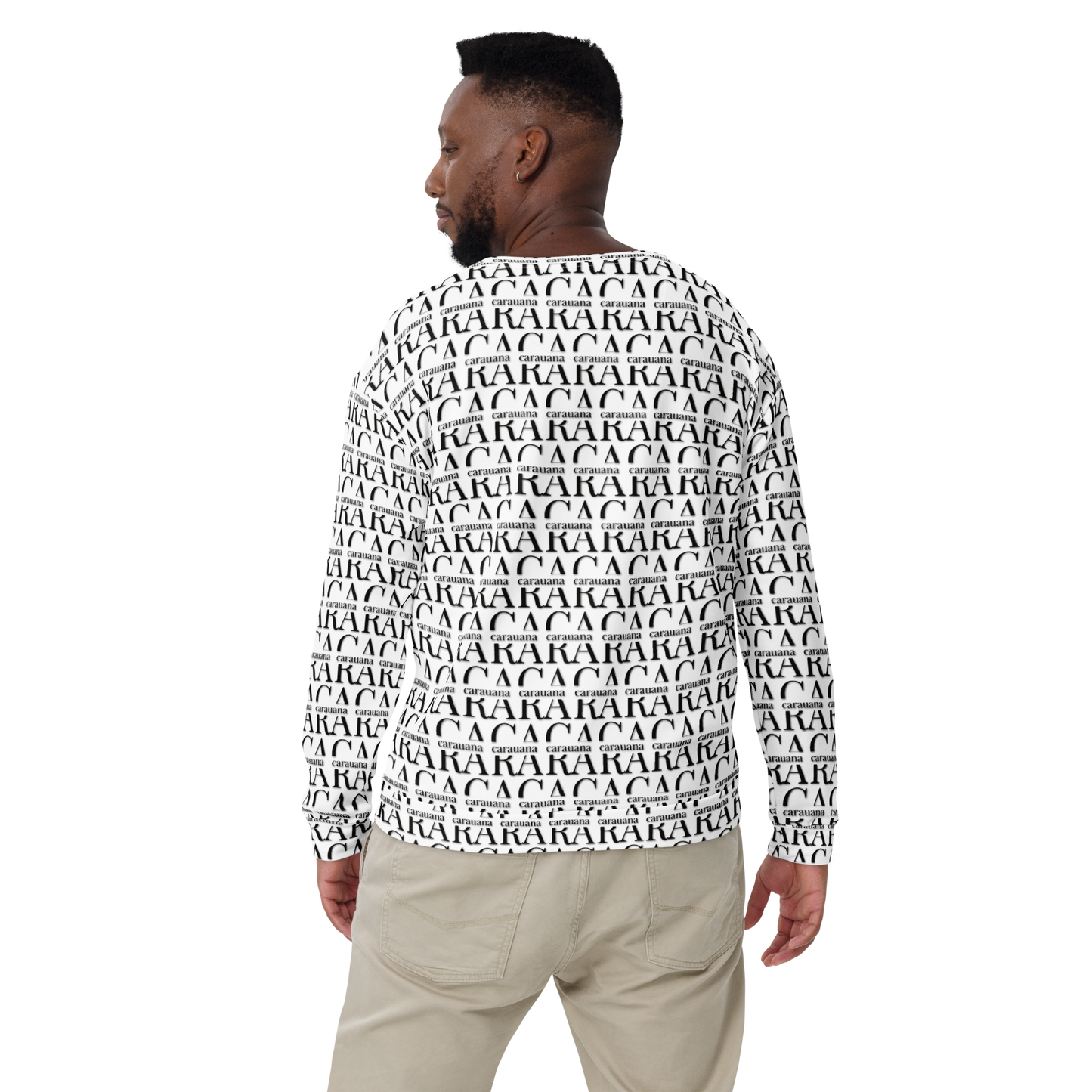 Premium Sweatshirt CaRaUaNa Unisex Black Logo Carauana Store