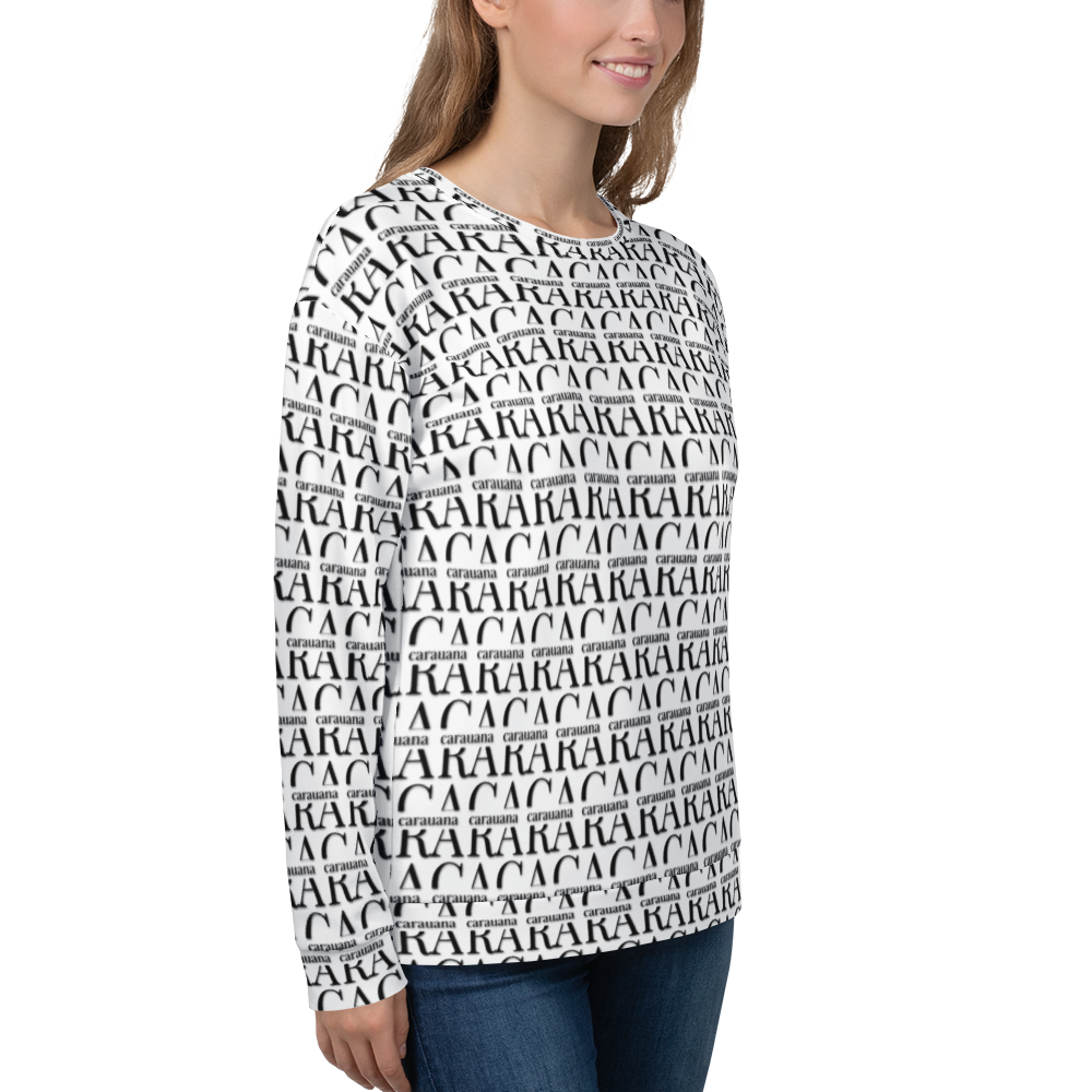 Premium Sweatshirt CaRaUaNa Unisex Black Logo Carauana Store