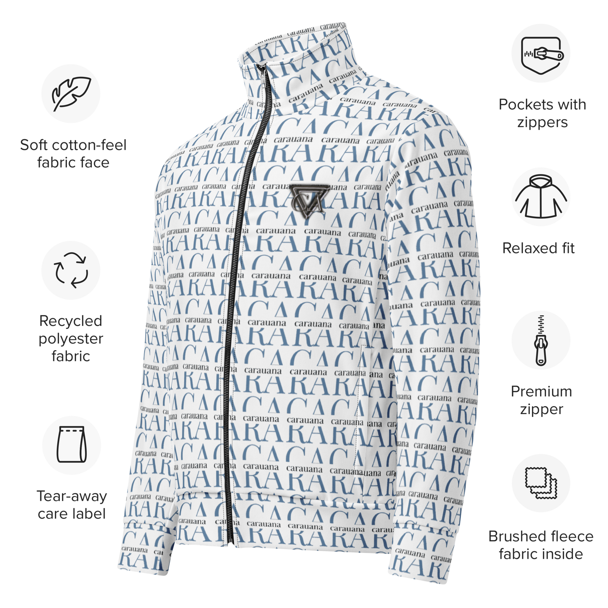 CARAUANA EcoMove Zip-Up Track Jacket Carauana Store