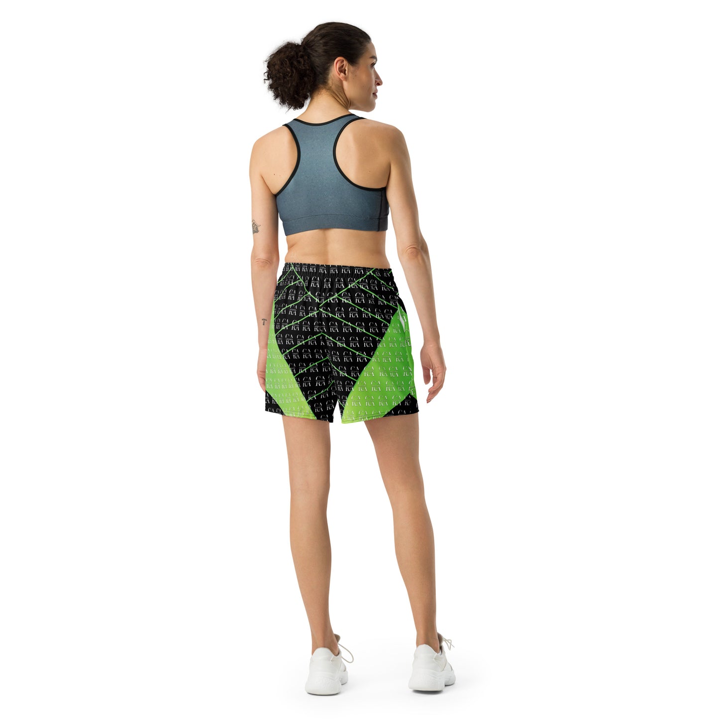 CaRaUaNa Athletic Shorts Unisex black Green Carauana Store