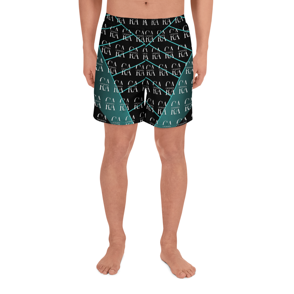 CaRaUaNa Athletic Shorts Unisex Green Famous Carauana Store