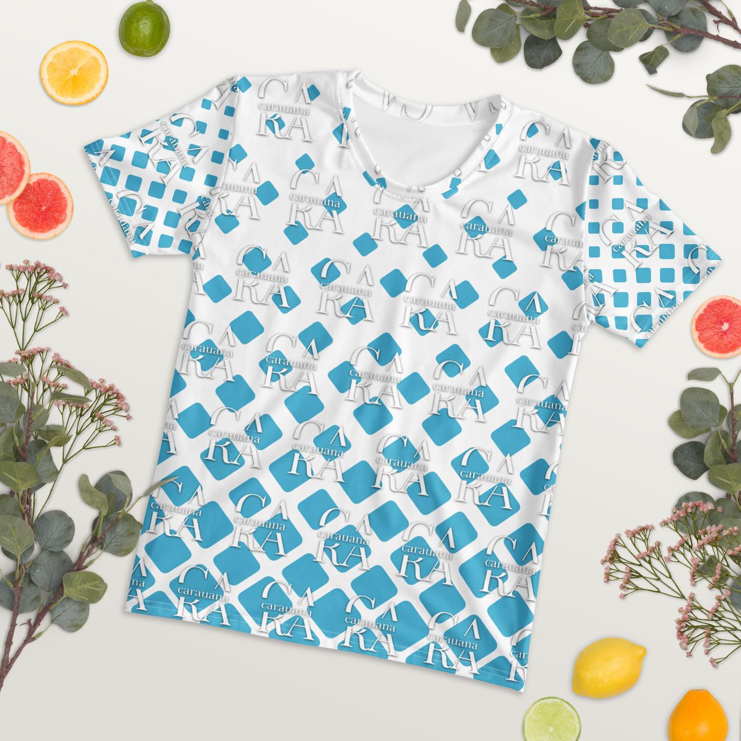 ๐ CaRaUaNa Women's T-shirt Cube Style Carauana Store