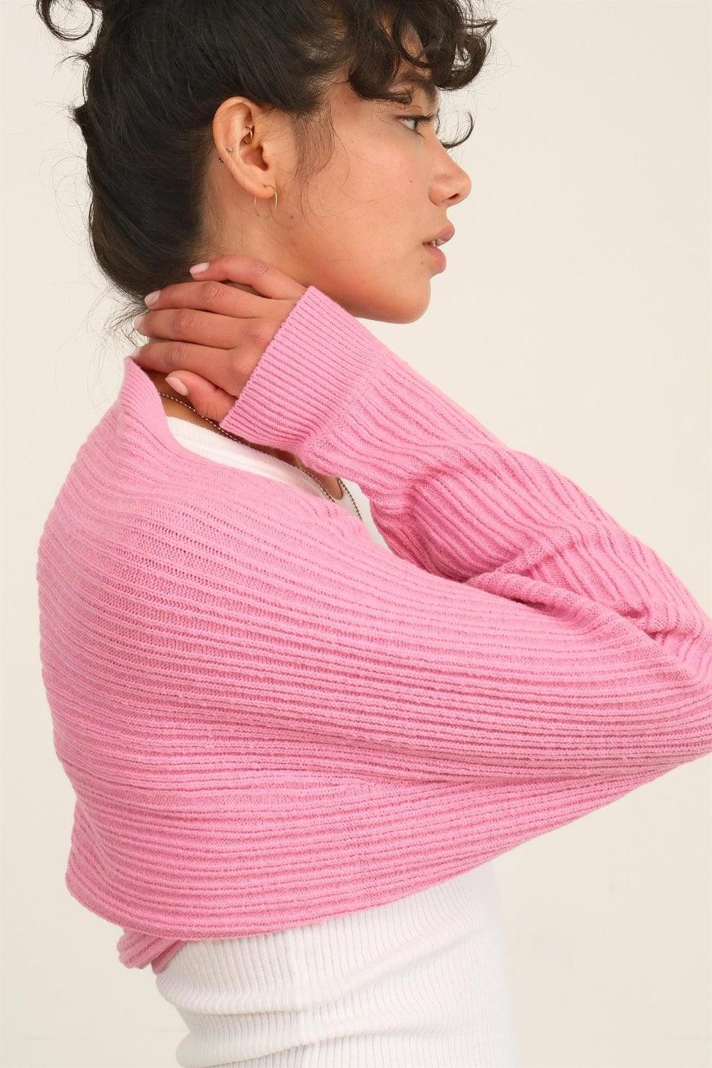HYFVE Ribbed Knit Bolero Cardigan Carauana Store