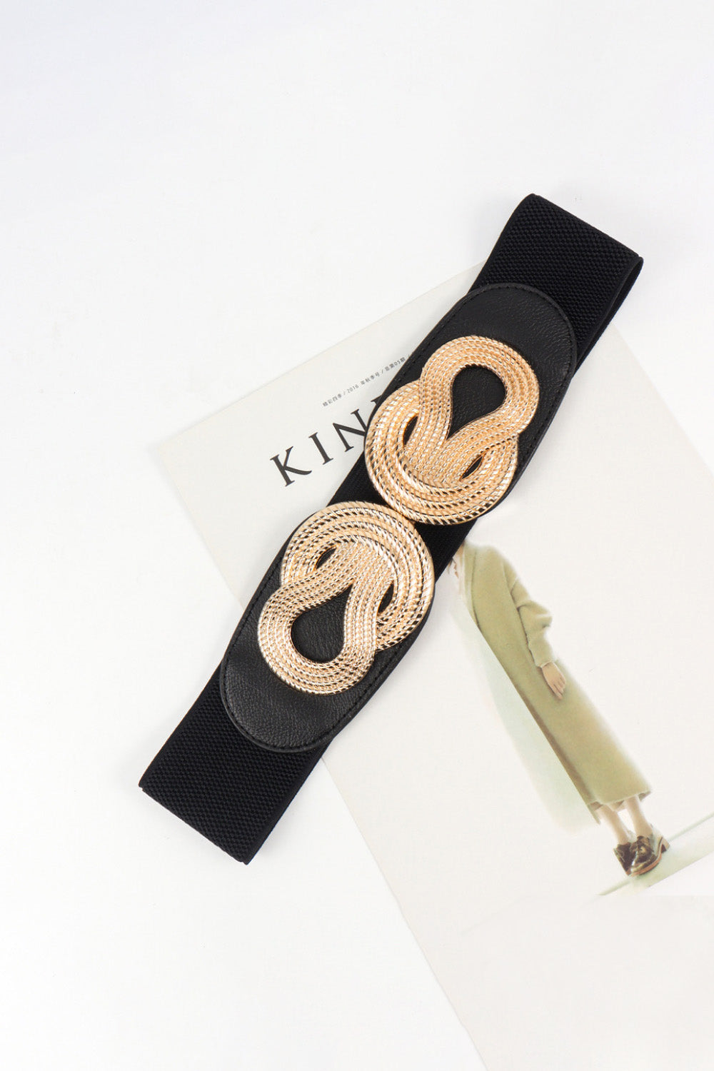 Twisted Alloy Buckle Wide Belt Carauana Store