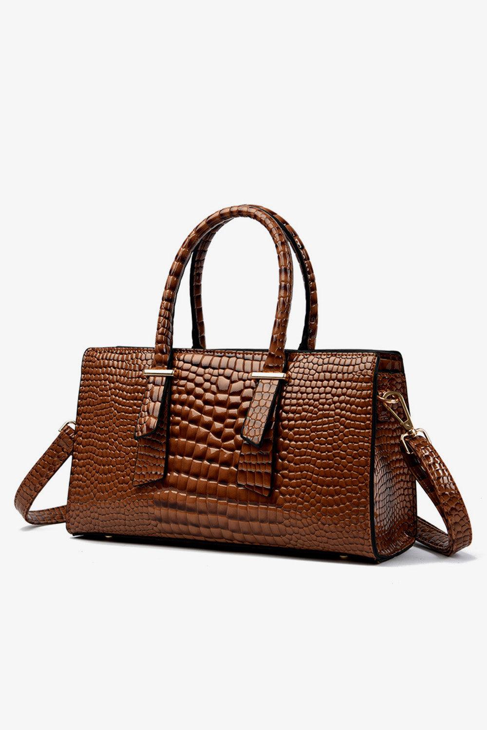 Textured PU Leather Handbag Carauana Store