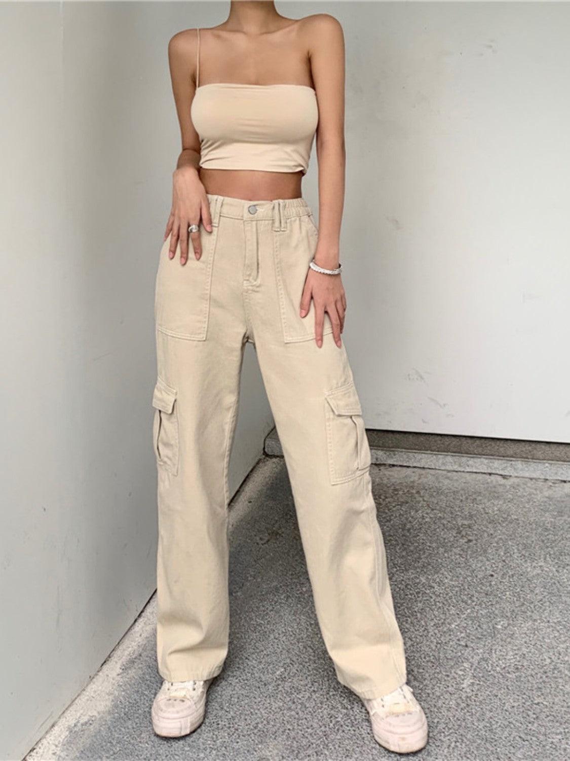Straight Jeans with Pockets Carauana Store