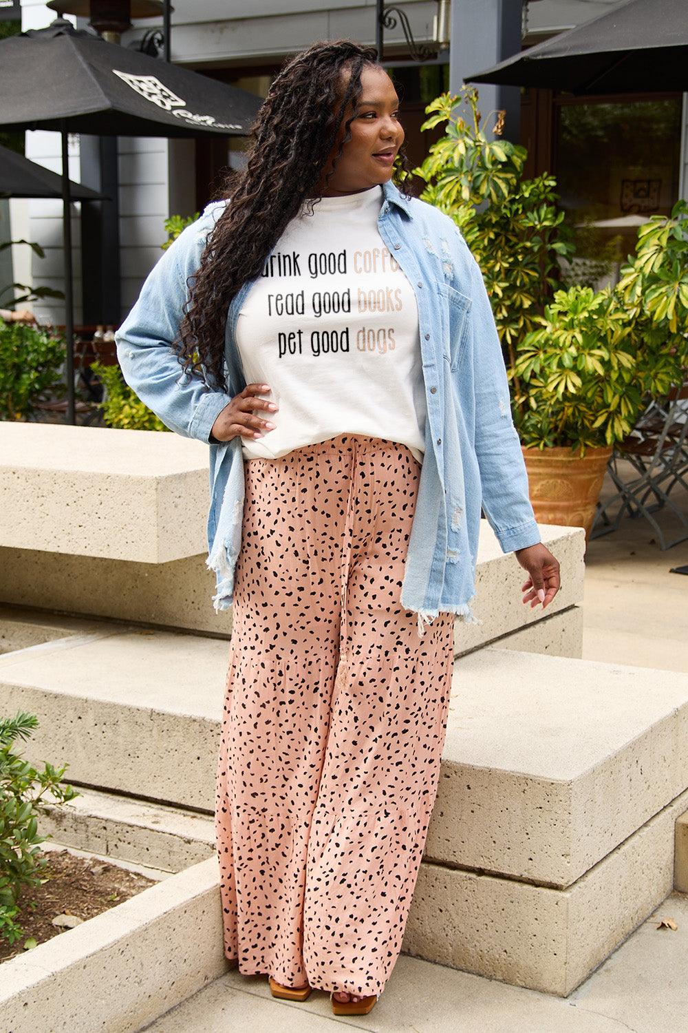 Simply Love Full Size Letter Graphic Round Neck T-Shirt Carauana Store