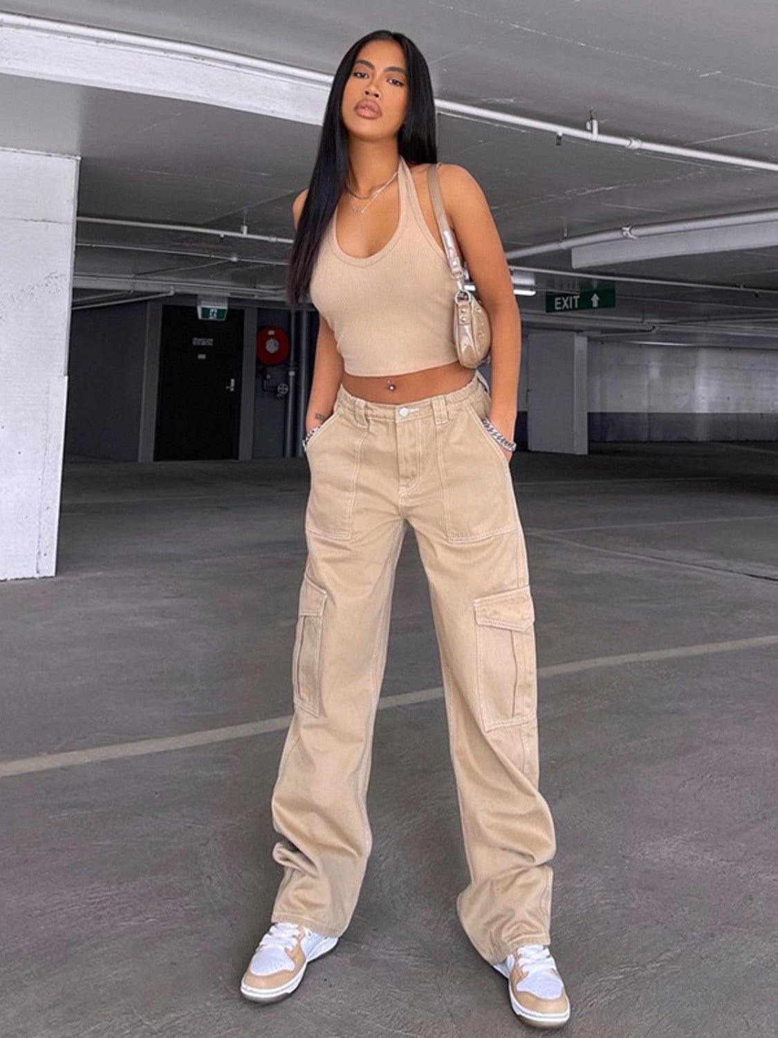 Straight Jeans with Pockets Carauana Store
