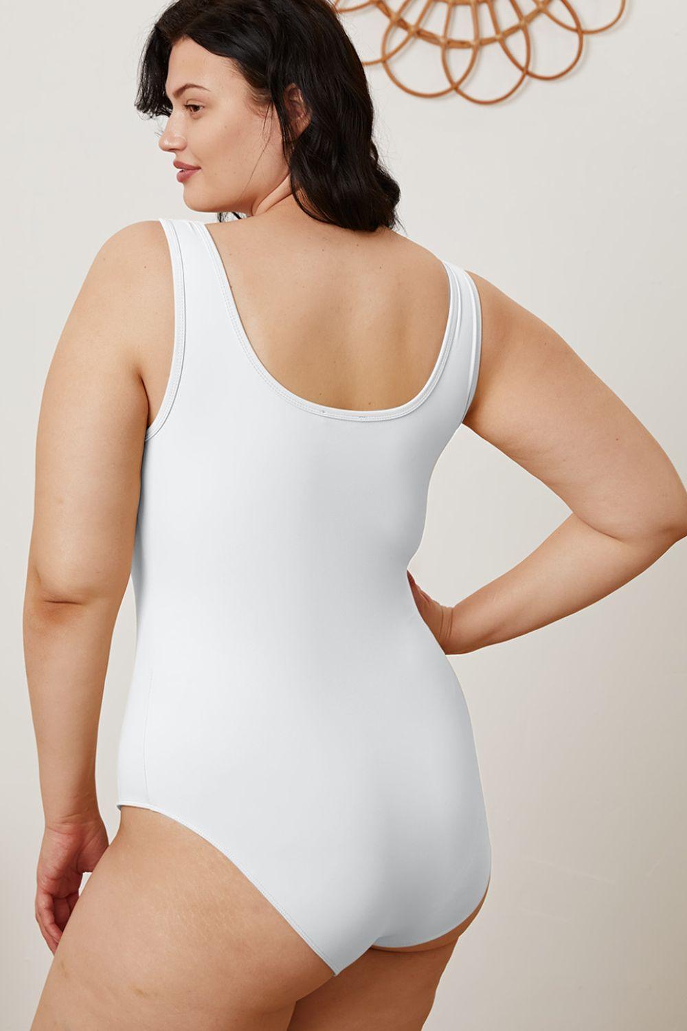 Basic Bae Full Size Square Neck Sleeveless Bodysuit Carauana Store