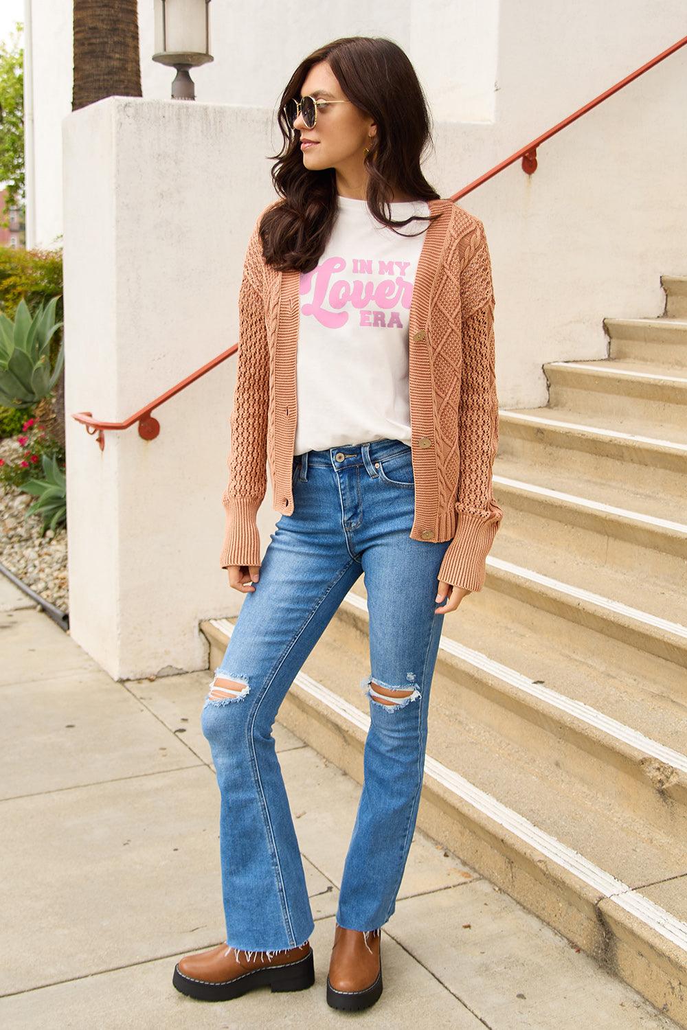 Simply Love Full Size IN MY LOVER ERA Round Neck T-Shirt Carauana Store