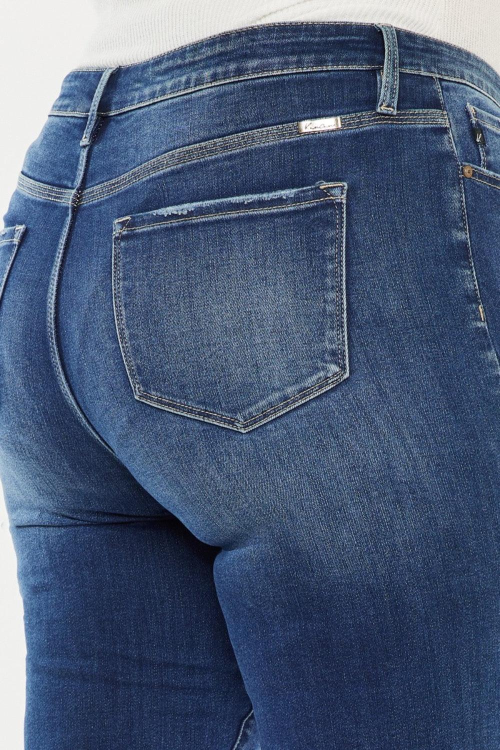 Kancan Full Size Cat's Whiskers Button Fly Denim Shorts Carauana Store