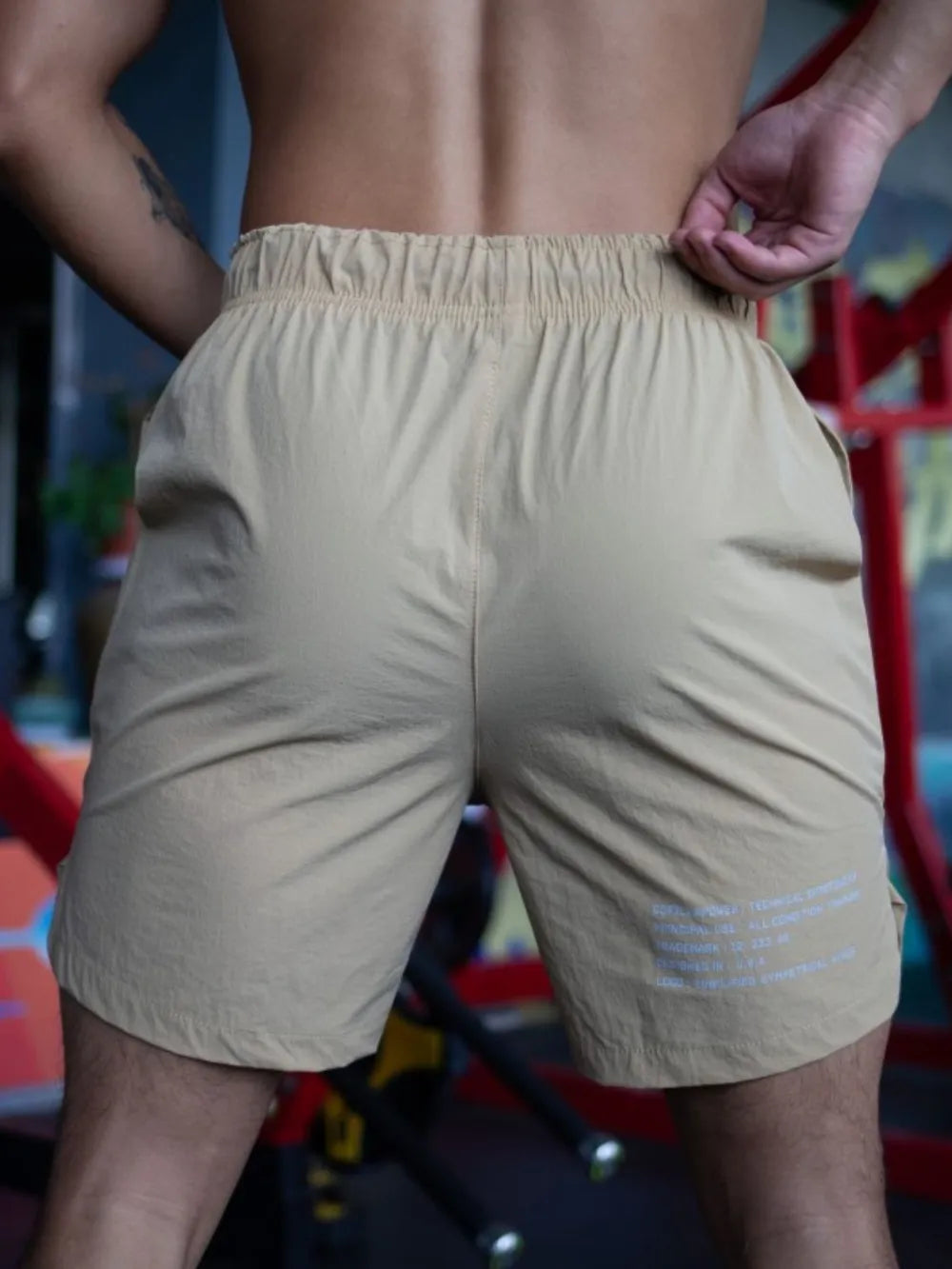 Men's Plus Size Quick-Dry Beach Shorts with Drawstring Carauana Store