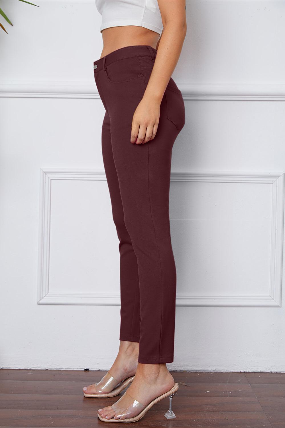 StretchyStitch Pants by Basic Bae Carauana Store