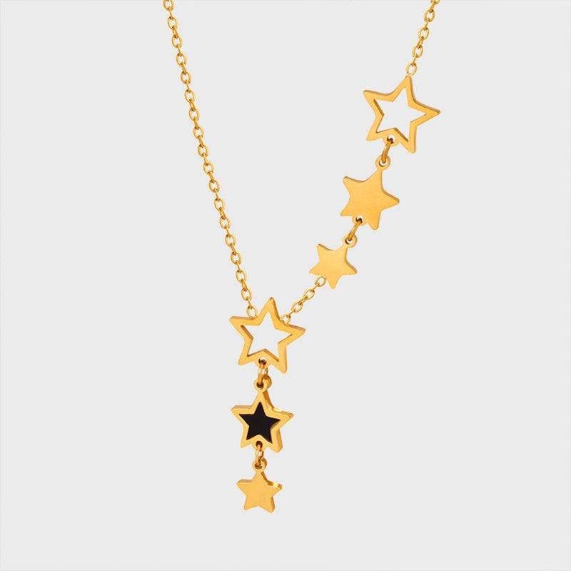 Titanium Steel Geometric Drop Necklace Carauana Store