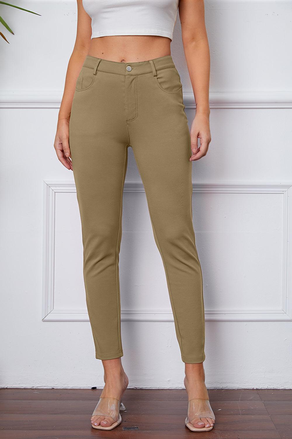 StretchyStitch Pants by Basic Bae Carauana Store