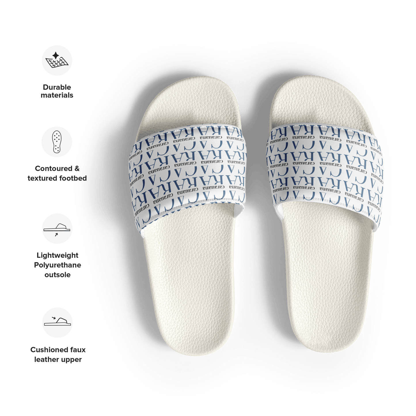 CARAUANA slides Women’s white Carauana Store