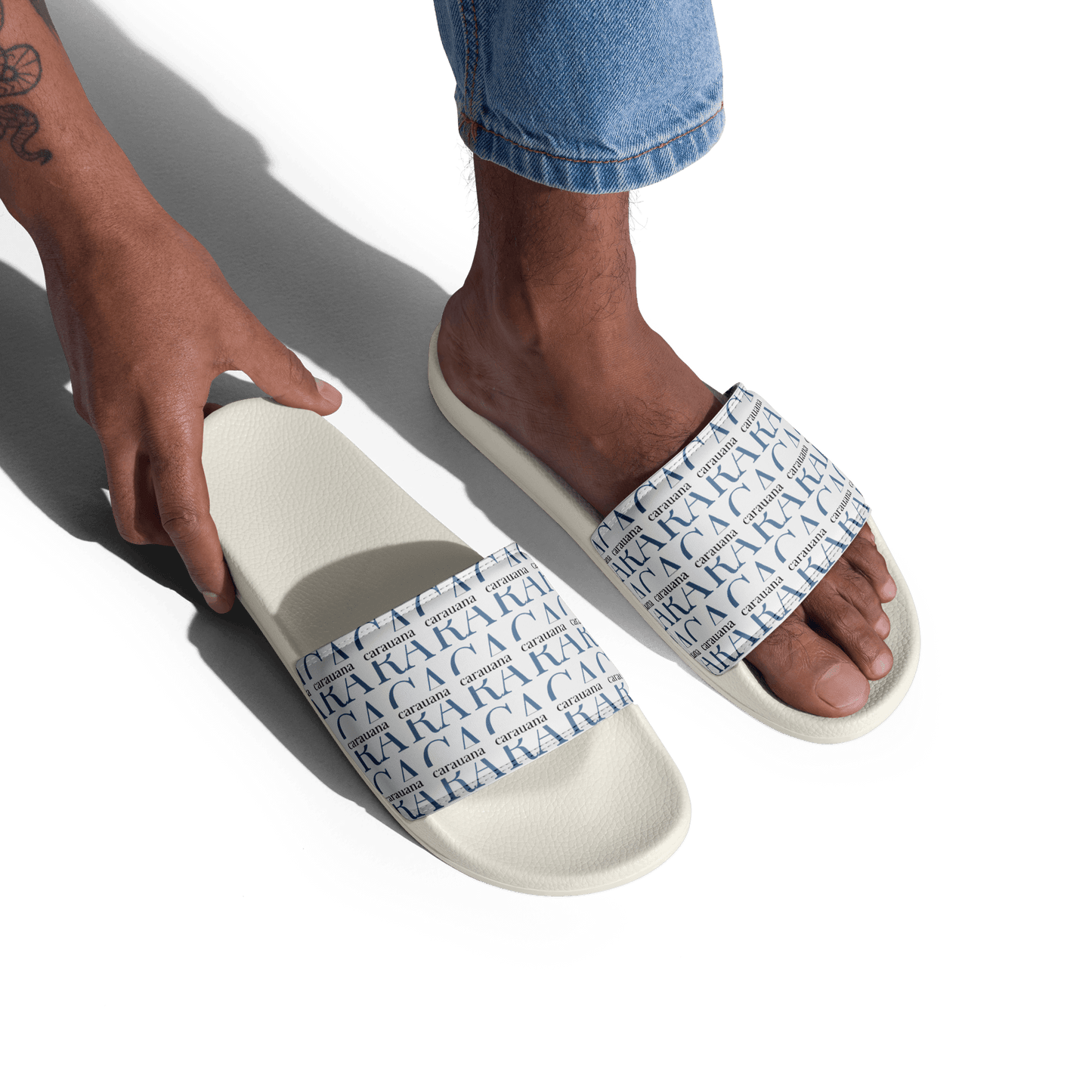 CARAUANA slides Women’s white Carauana Store