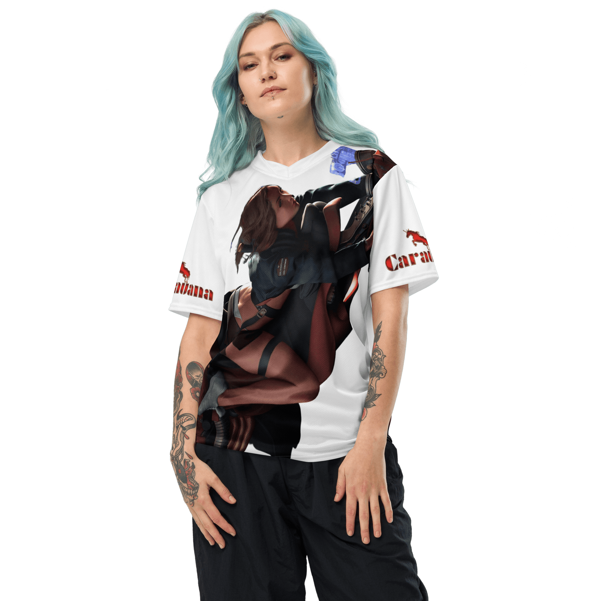 t-shirt sports jersey Carauana Store