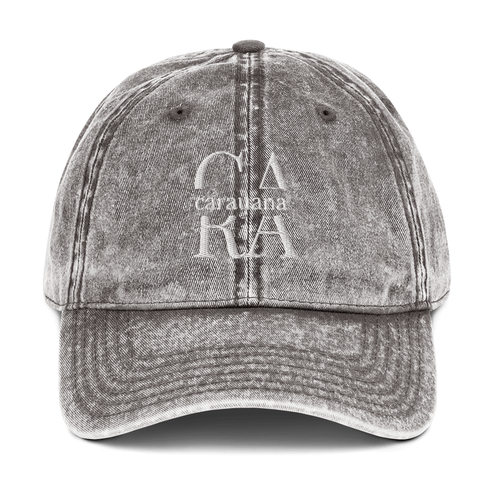 Vintage Cotton Twill Cap Men Carauana Store