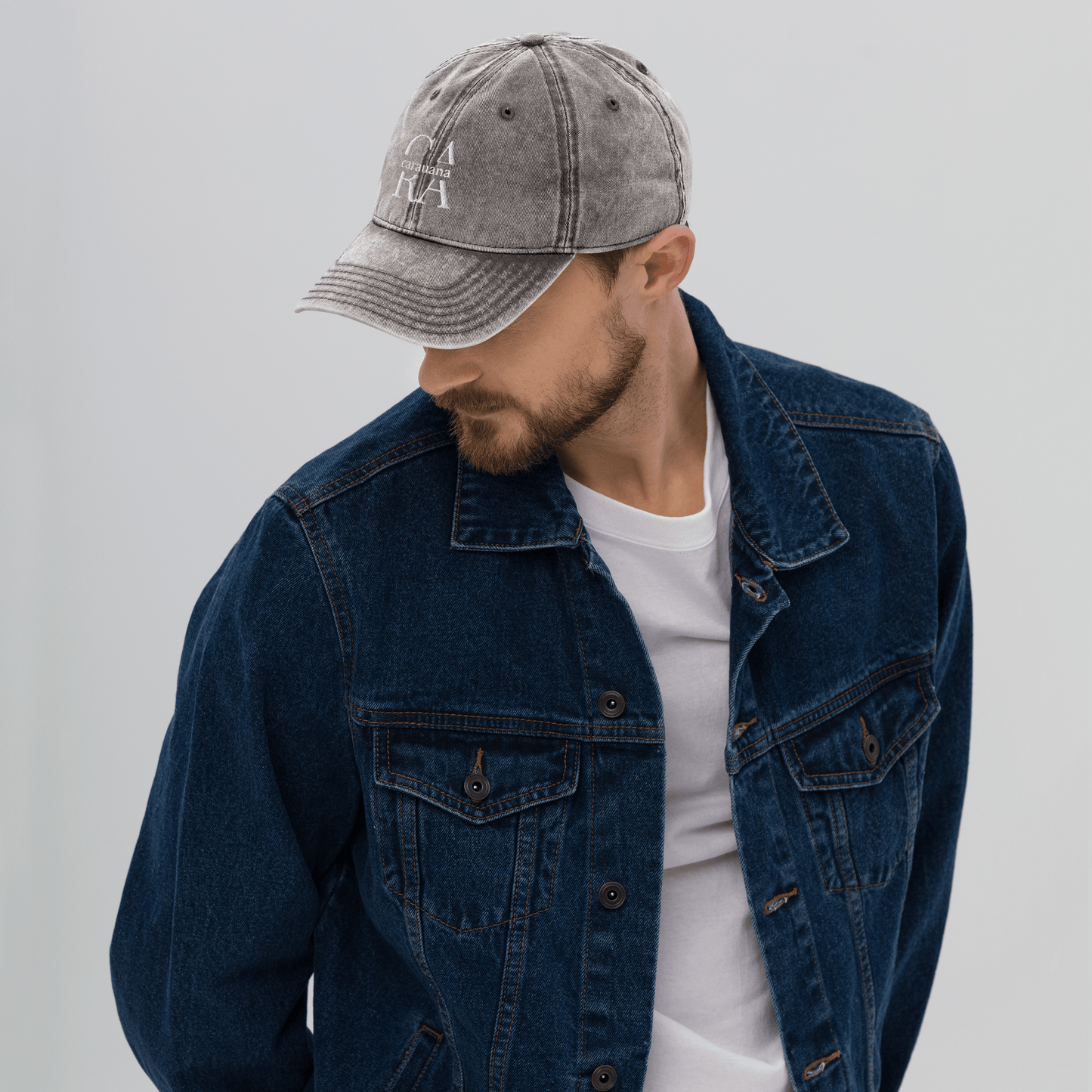 Vintage Cotton Twill Cap Men Carauana Store