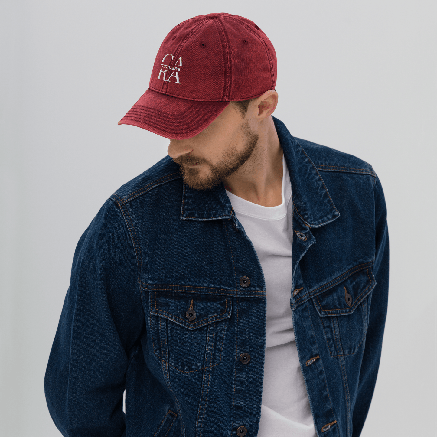 Vintage Cotton Twill Cap Men Carauana Store