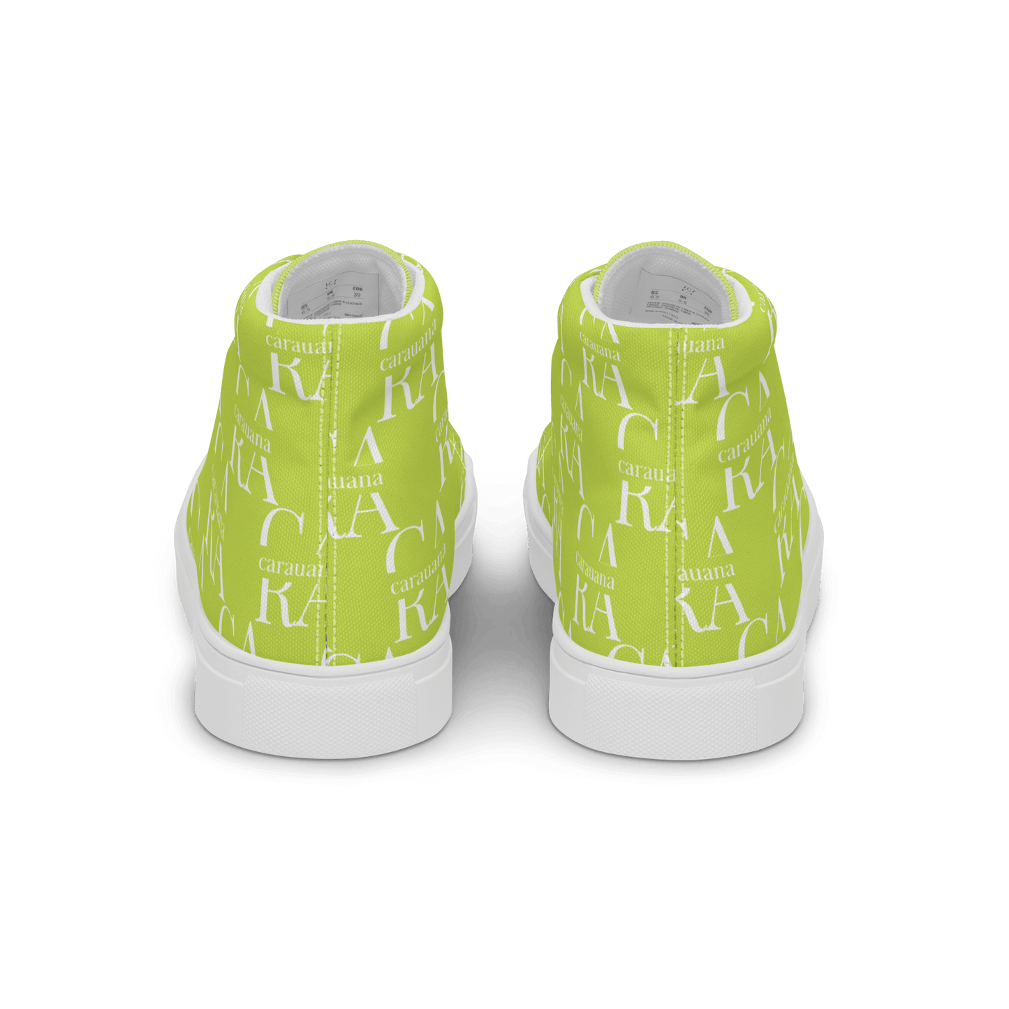 CARAUANA Hip Hop canvas shoes Lemon Branded Carauana Store