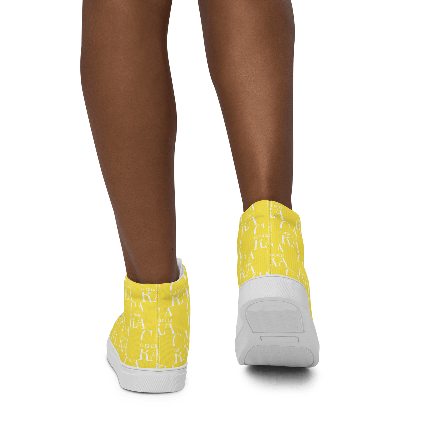 CARAUANA Hip Hop canvas shoes Yellow Branded Carauana Store