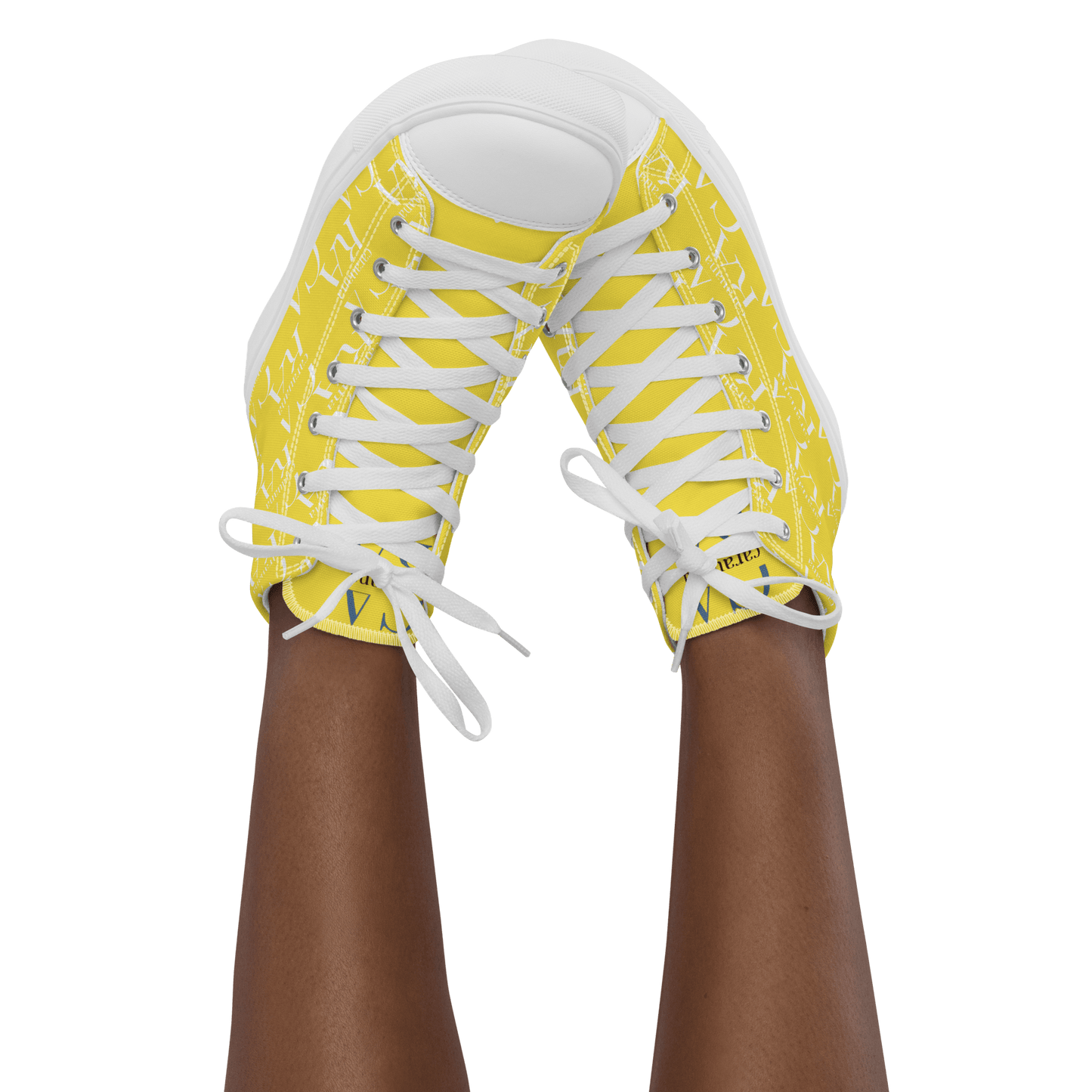 CARAUANA Hip Hop canvas shoes Yellow Branded Carauana Store