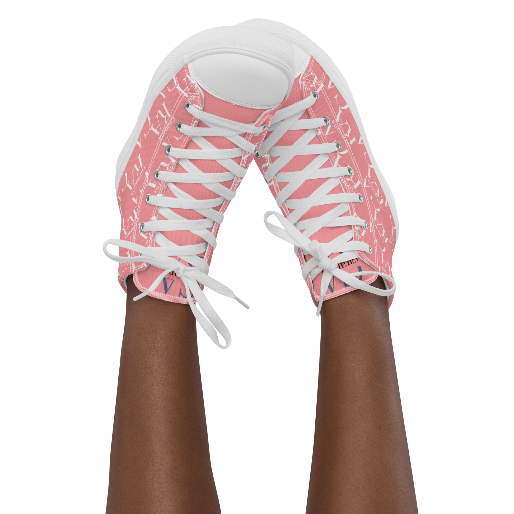 CARAUANA Hip Hop canvas shoes Pink Branded Carauana Store