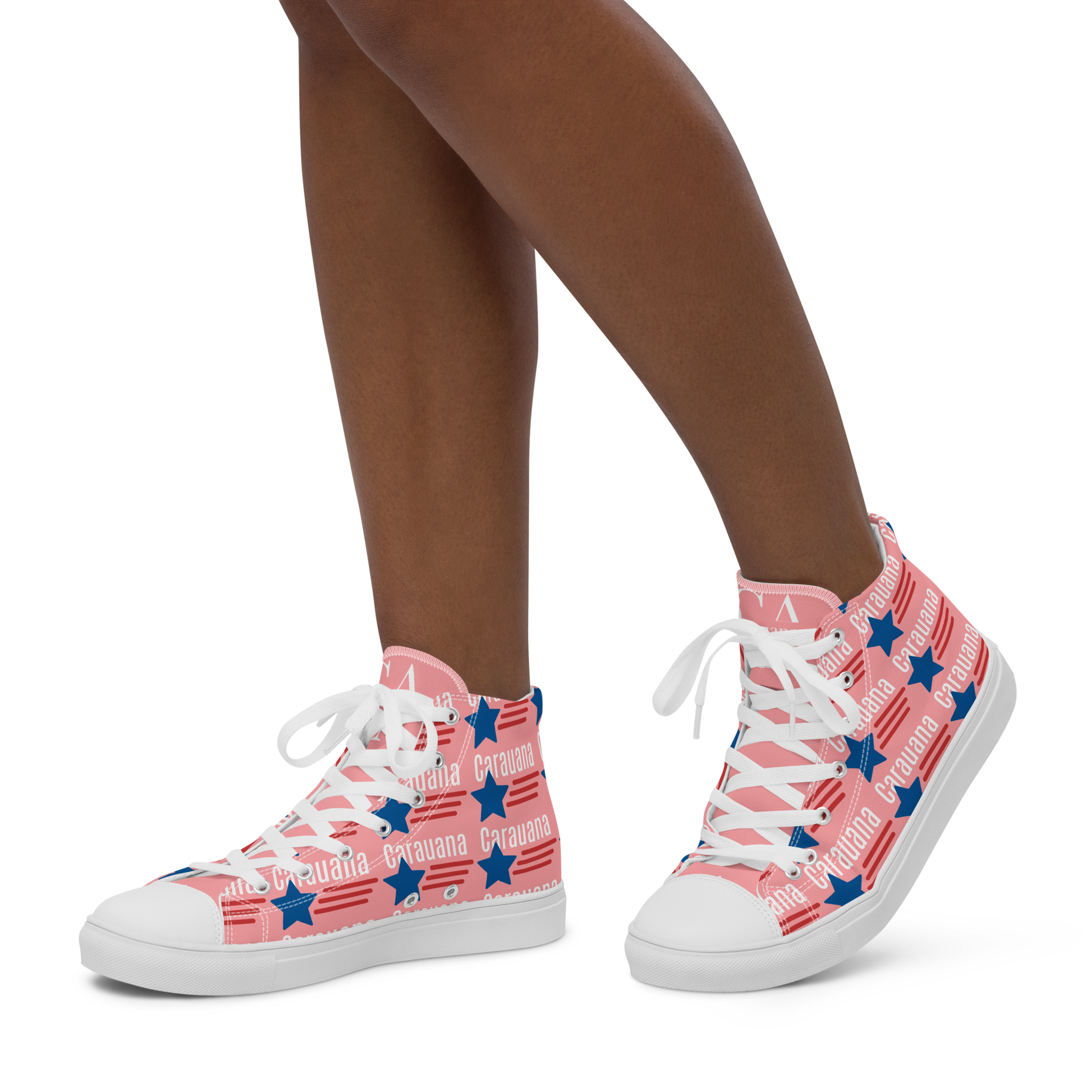 CARAUANA Hip Hop canvas shoes pink USA Carauana Store