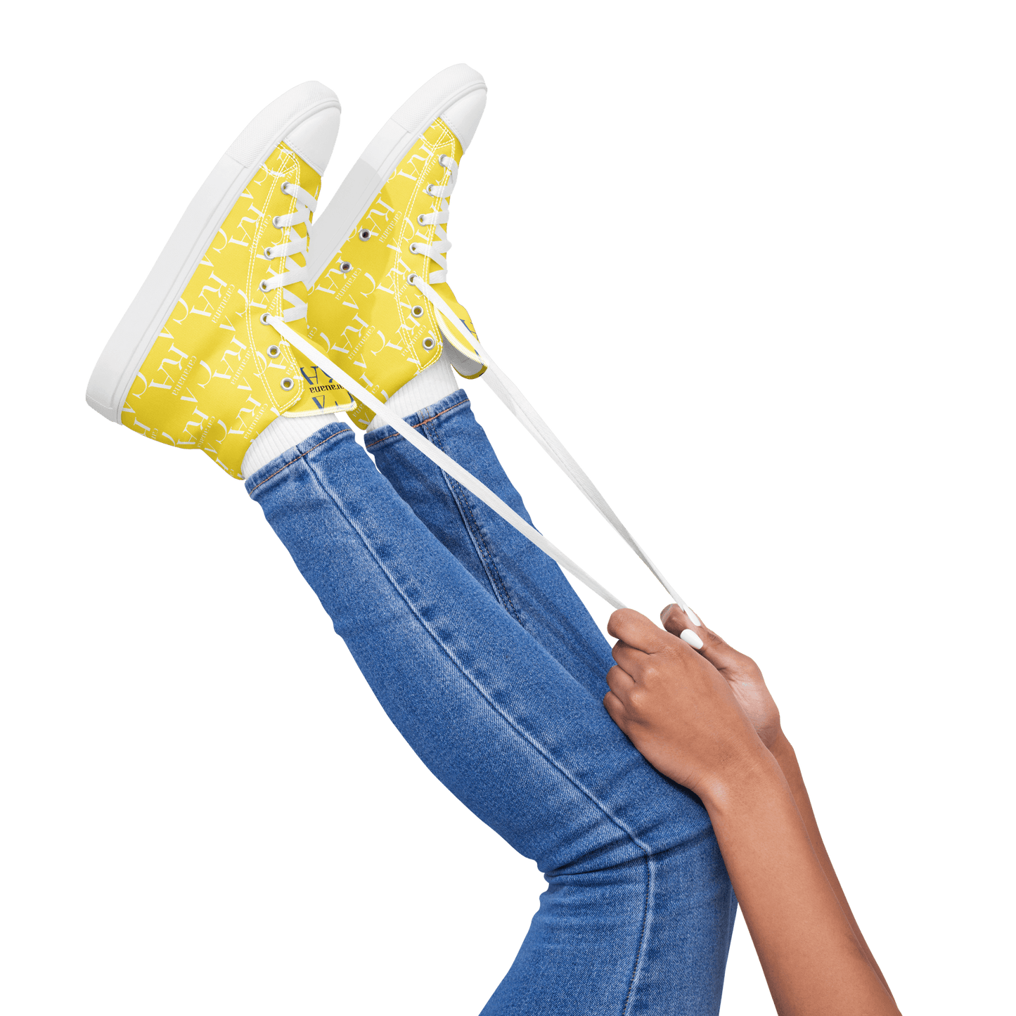 CARAUANA Hip Hop canvas shoes Yellow Branded Carauana Store