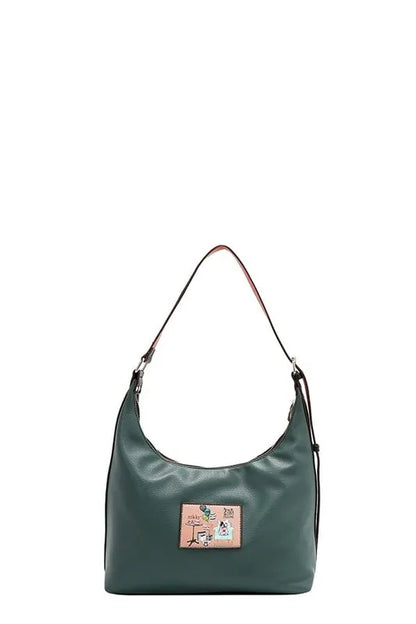 Nicole Lee USA Party King Shoulder Bag with 2 Accessory Pockets Front Carauana Store
