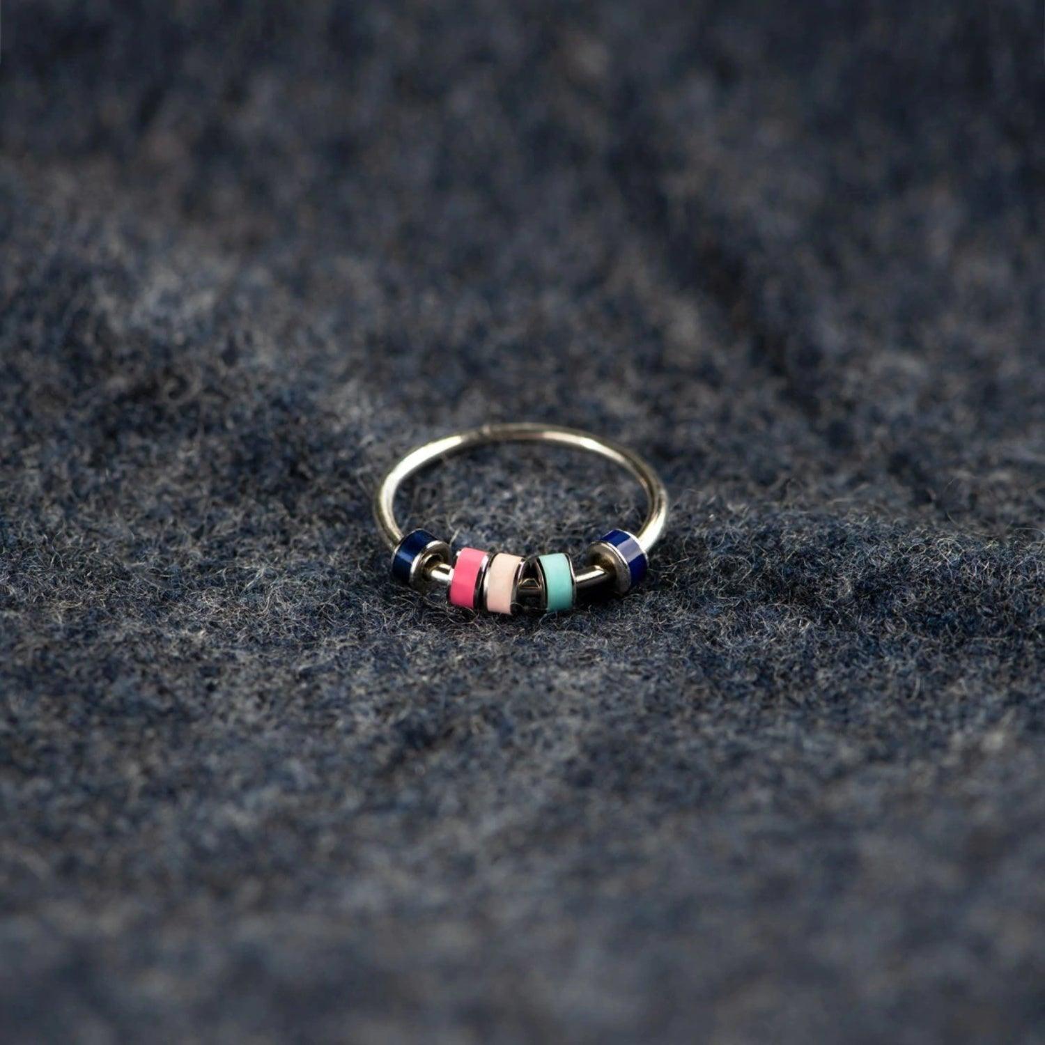 925 Sterling Silver Oil Drip Ring Carauana Store