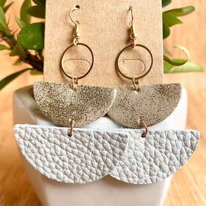 Geometrical Shape Dangle Earrings Carauana Store