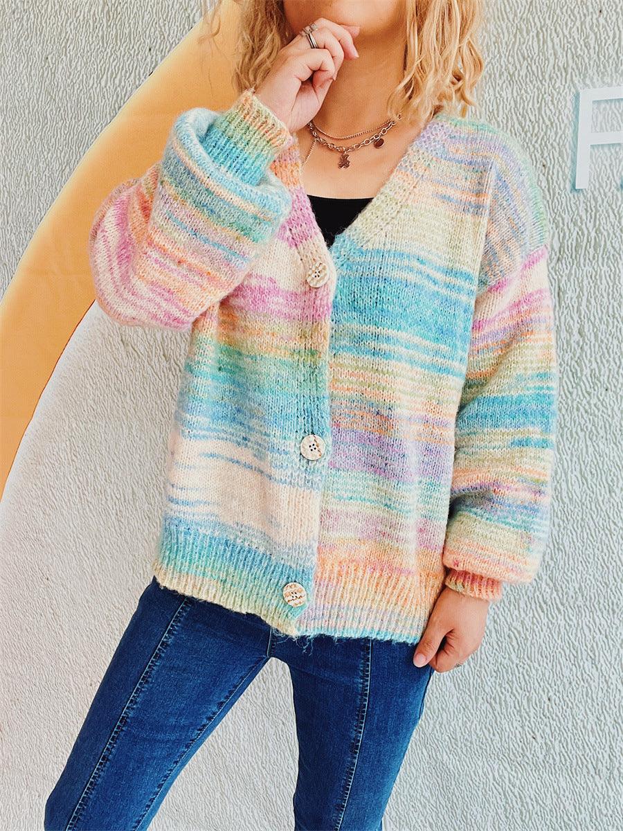 Button Up Long Sleeve Cardigan Carauana Store