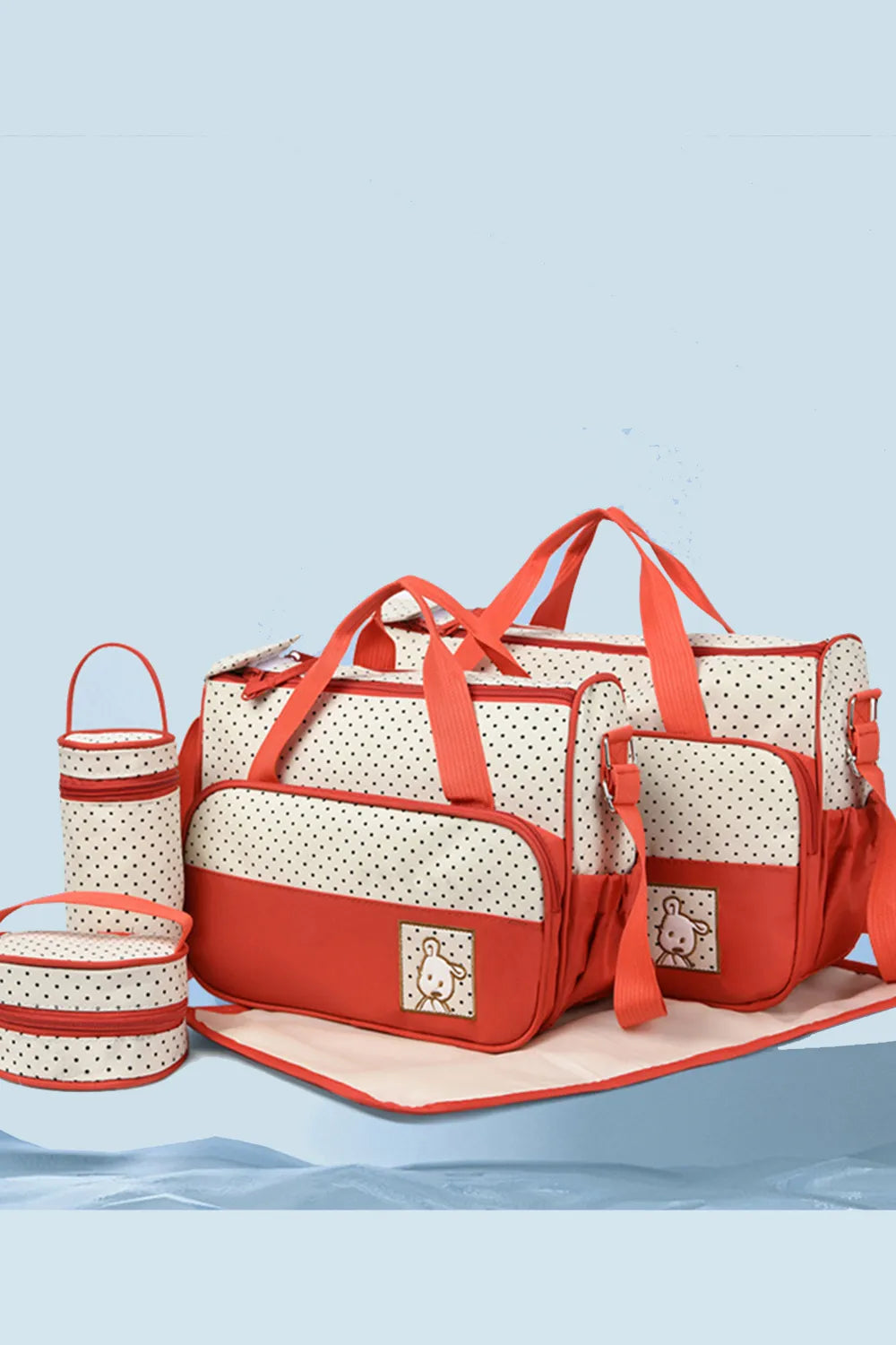 Oxford Cloth Contrast 4 Piece Bag Set Carauana Store