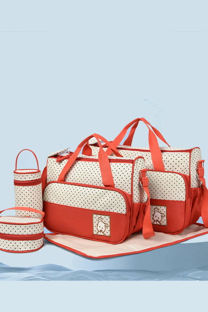 Oxford Cloth Contrast 4 Piece Bag Set Carauana Store