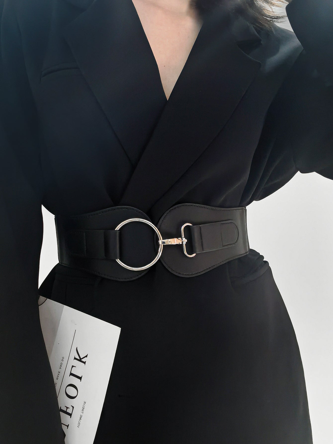 PU Elastic Wide Belt Carauana Store