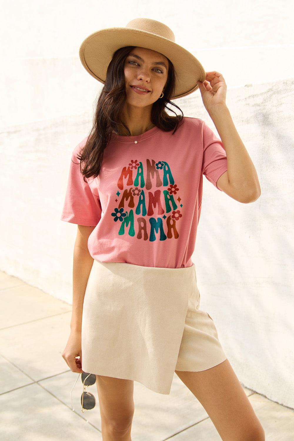 Simply Love Full Size MAMA Round Neck T-Shirt Carauana Store