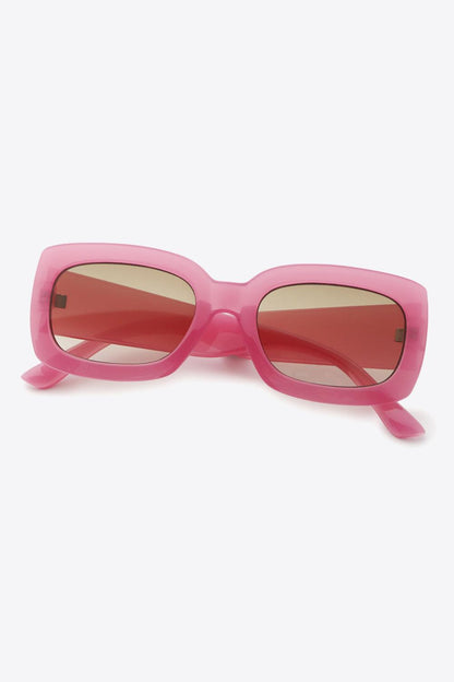 Polycarbonate Frame Rectangle Sunglasses Carauana Store