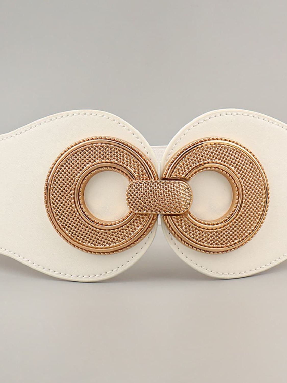 Alloy Buckle Elastic PU Belt Carauana Store