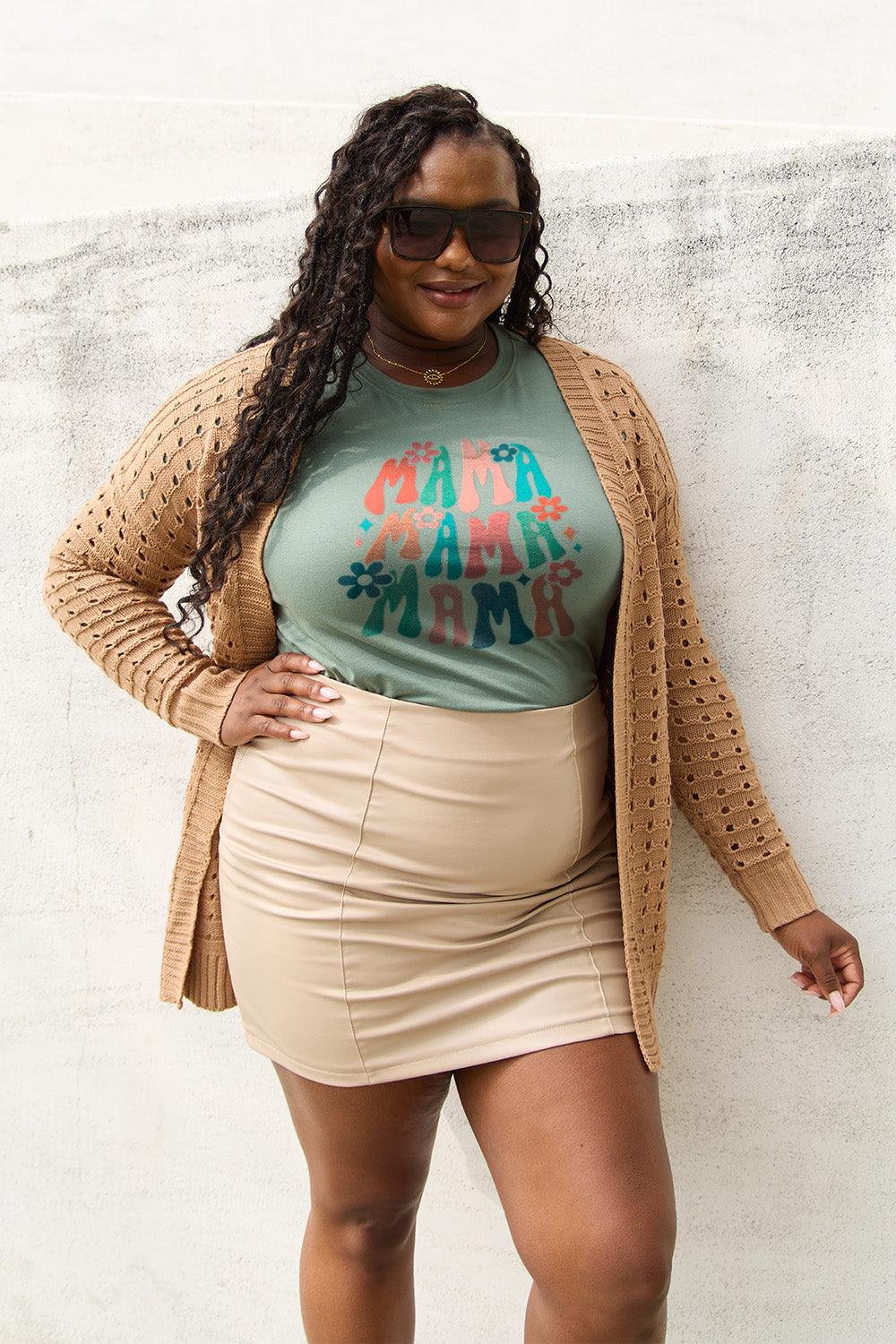 Simply Love Full Size MAMA Round Neck T-Shirt Carauana Store