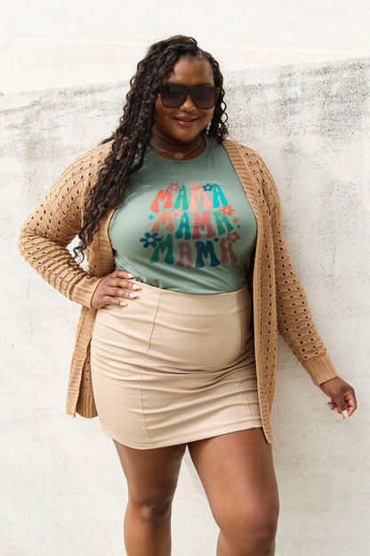 Simply Love Full Size MAMA Round Neck T-Shirt Carauana Store