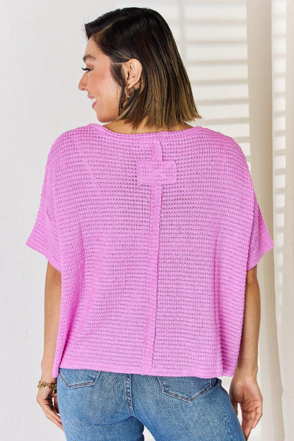 Zenana Full Size Round Neck Short Sleeve Top Carauana Store