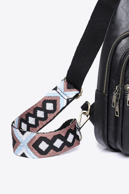 Adored It's Your Time PU Leather Sling Bag Carauana Store
