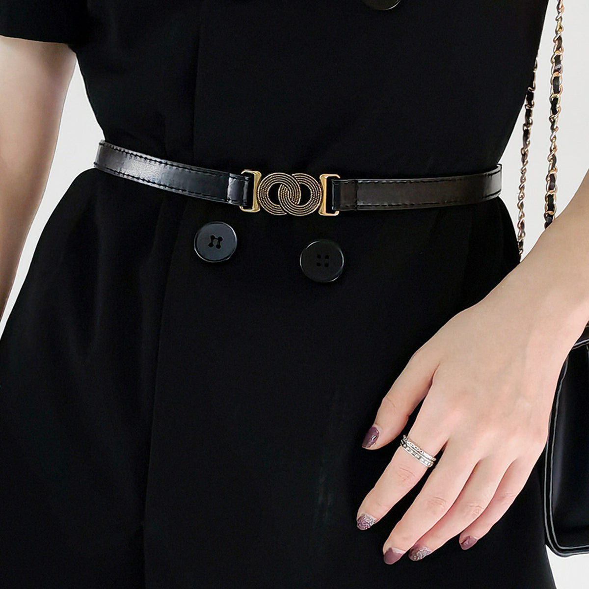 Alloy Buckle PU Belt Carauana Store