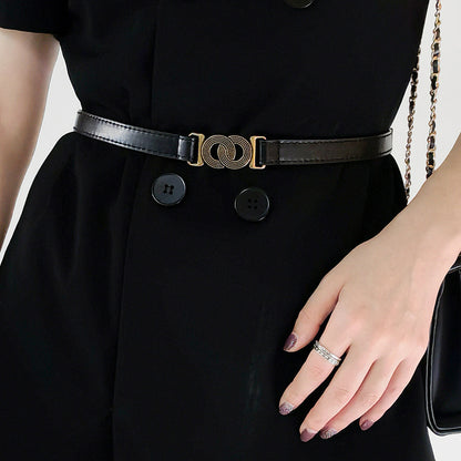 Alloy Buckle PU Belt Carauana Store